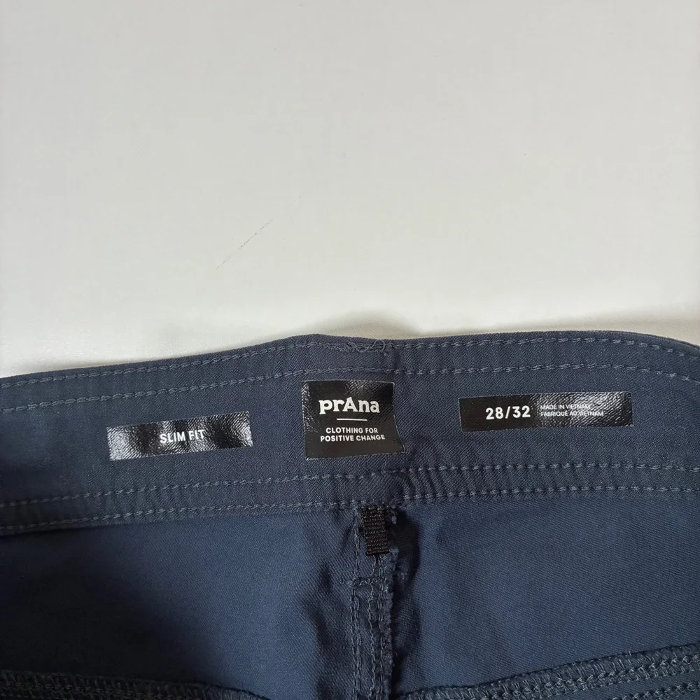 LOT OF 4 Prana Pants 28x32 Gray Blue Slim Fit Hiking Zion Performance Stretch - Picture 15 of 16